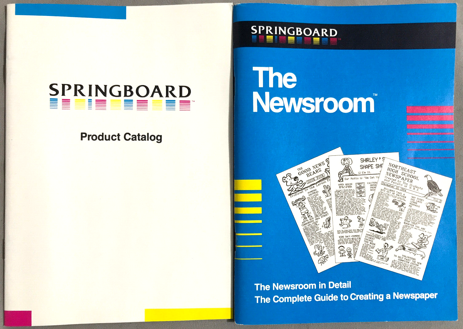 The Newsroom disk Desktop Publishing Program for Commodore 64 Springboard 1985