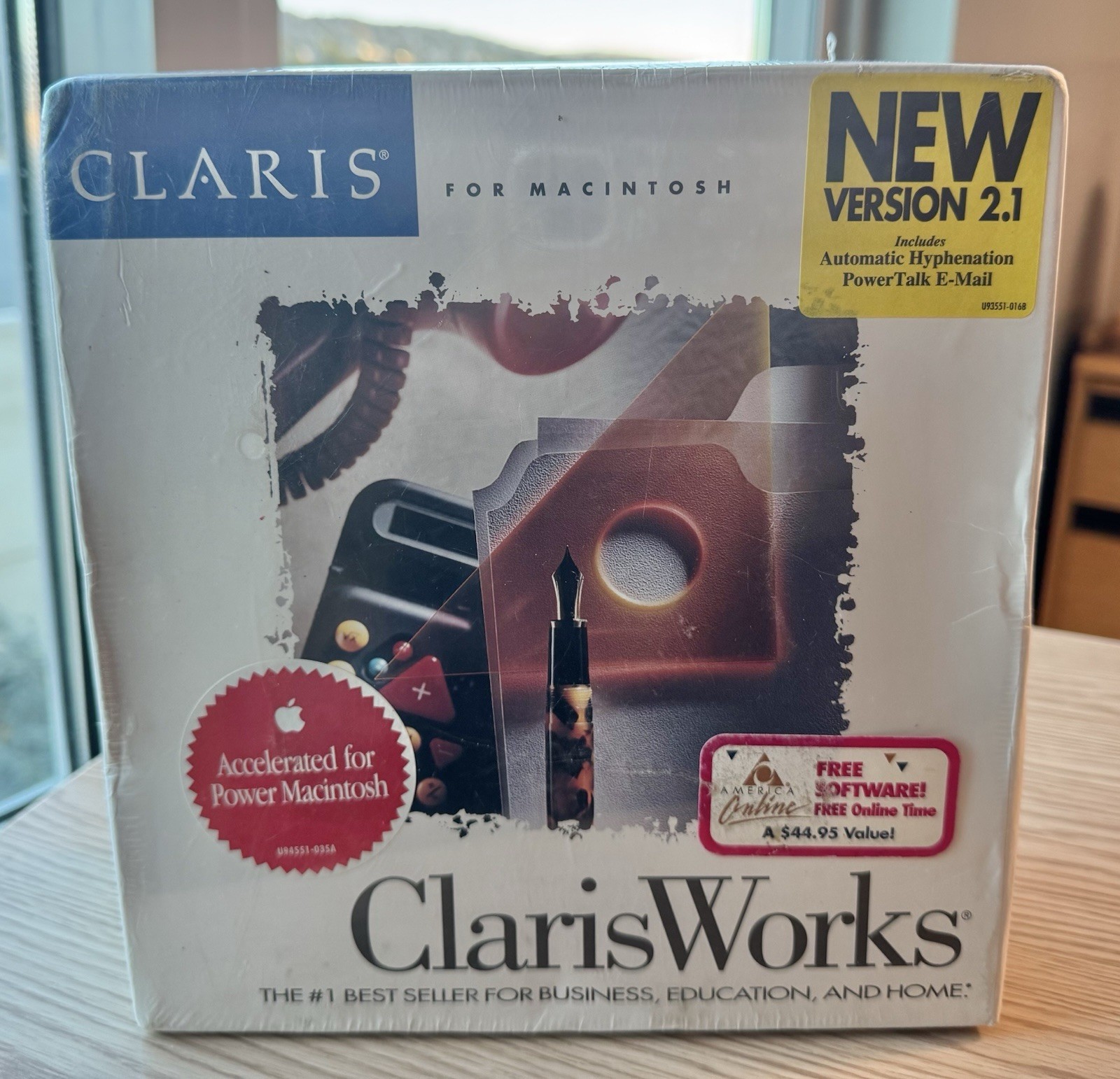 Sealed Claris Works For Windows Software Vintage 1993 English 3.5 Floppy