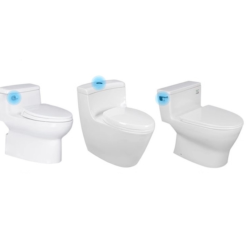 Push Button Toilet Flush Kit Front/Side/Top Mount Water Tank Trip Lever Handle