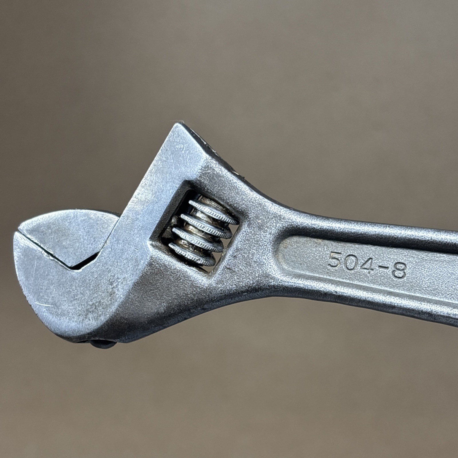 Klein Tools No. 504-8, 8 Inch Adjutable Wrench - Japan