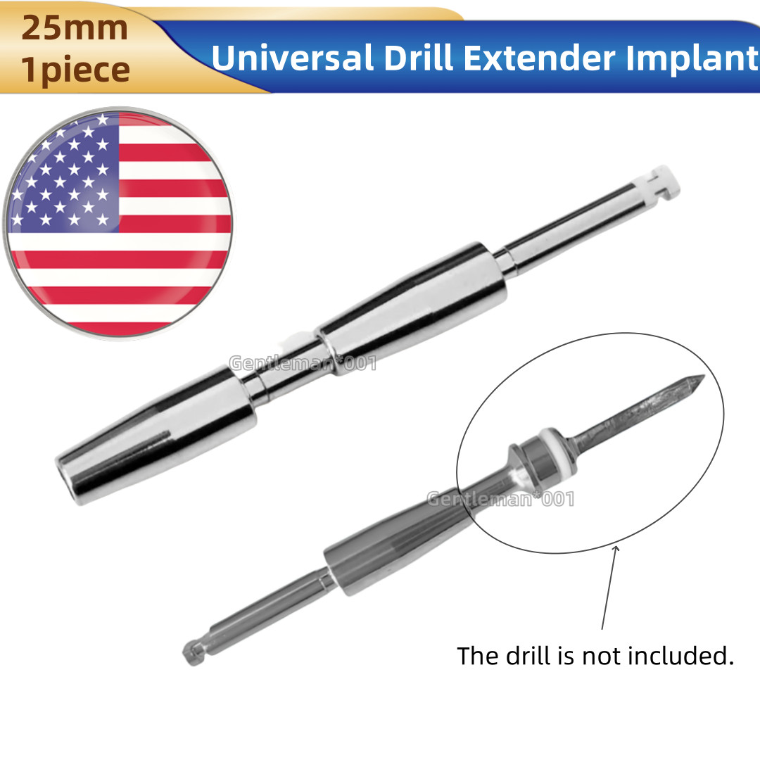 1pc Dental Universal Drill Extender Implan Drills Bur Length Extension Bar Rod