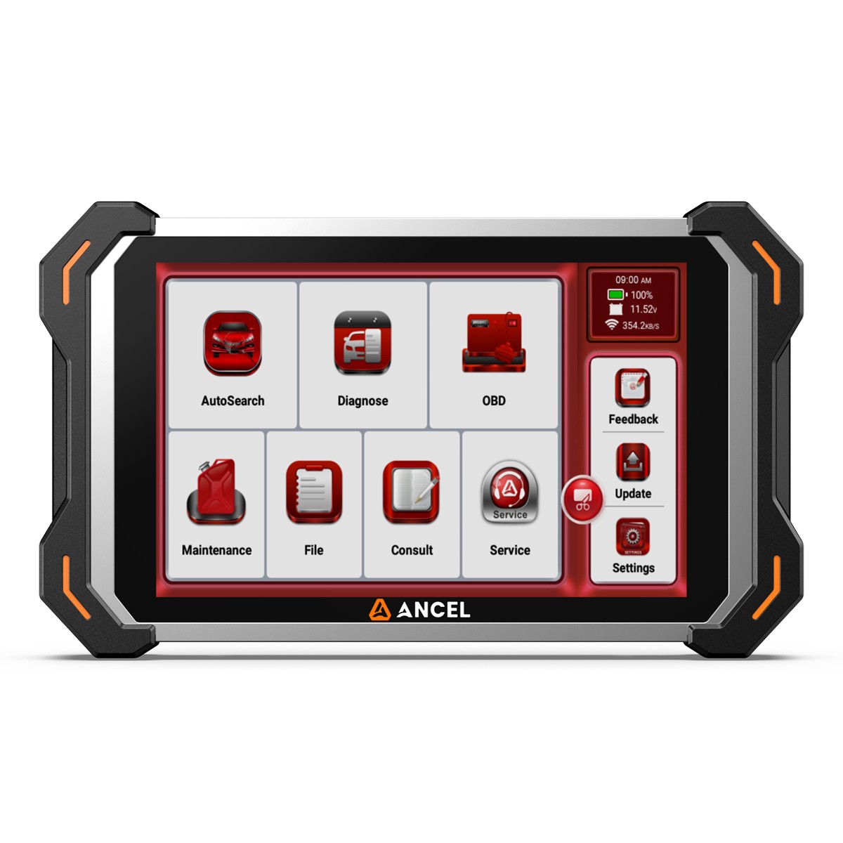 ANCEL DS600BT Car Diagnostic Tool Bidirectional OBD2 Scanner ECU Coding IMMO ABS