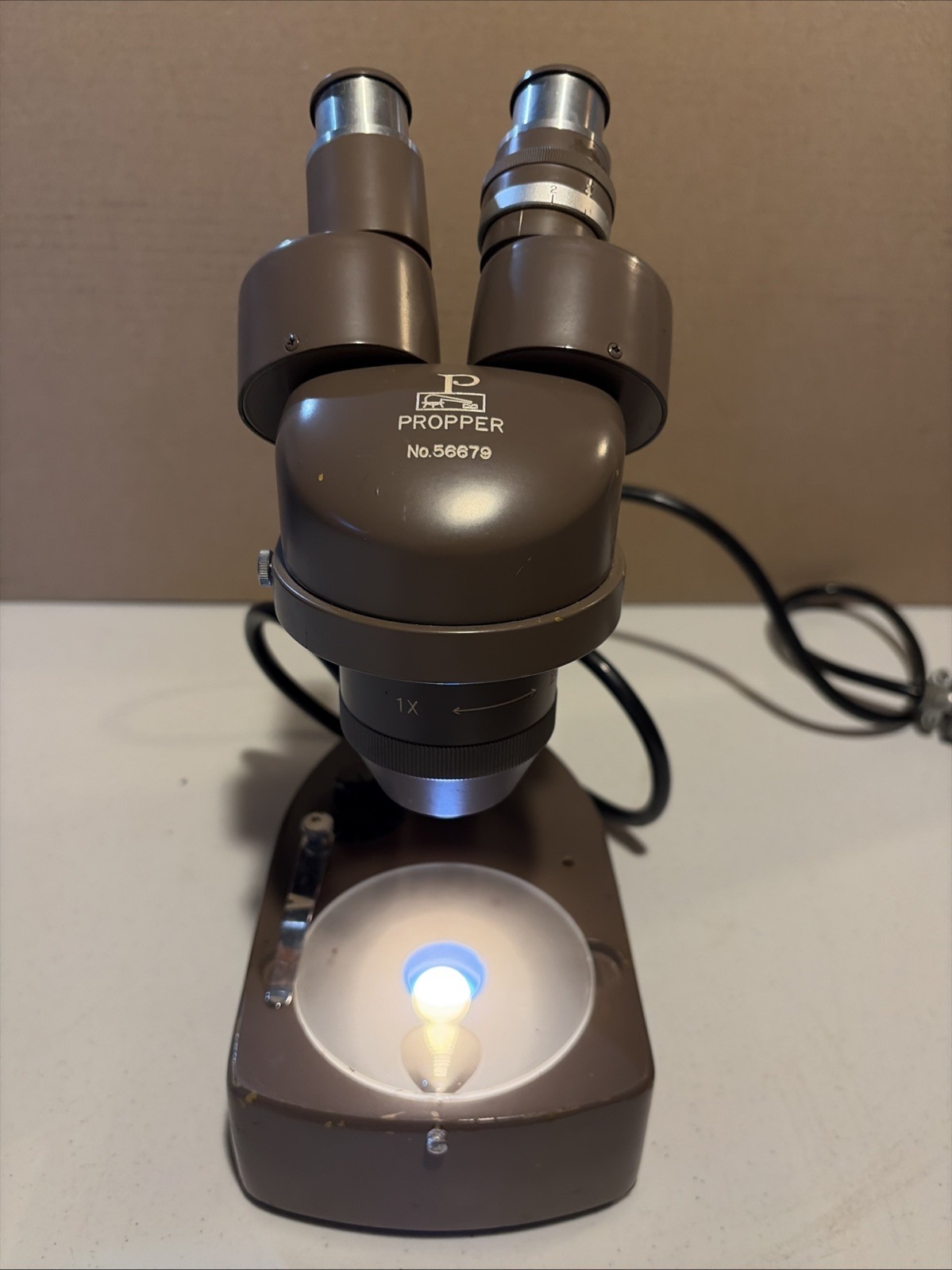 Vintage Propper No. 56679 Microscope Tested