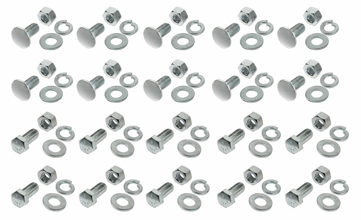 RestoParts Front/Rear Bumper Bolt Kit 1964-1972 GTO Lemans 442 Chevelle Skylark
