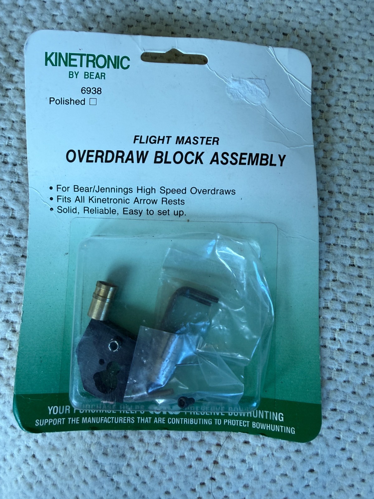 Bear Archery Kinetronic 6938 Overdraw Black Assembly