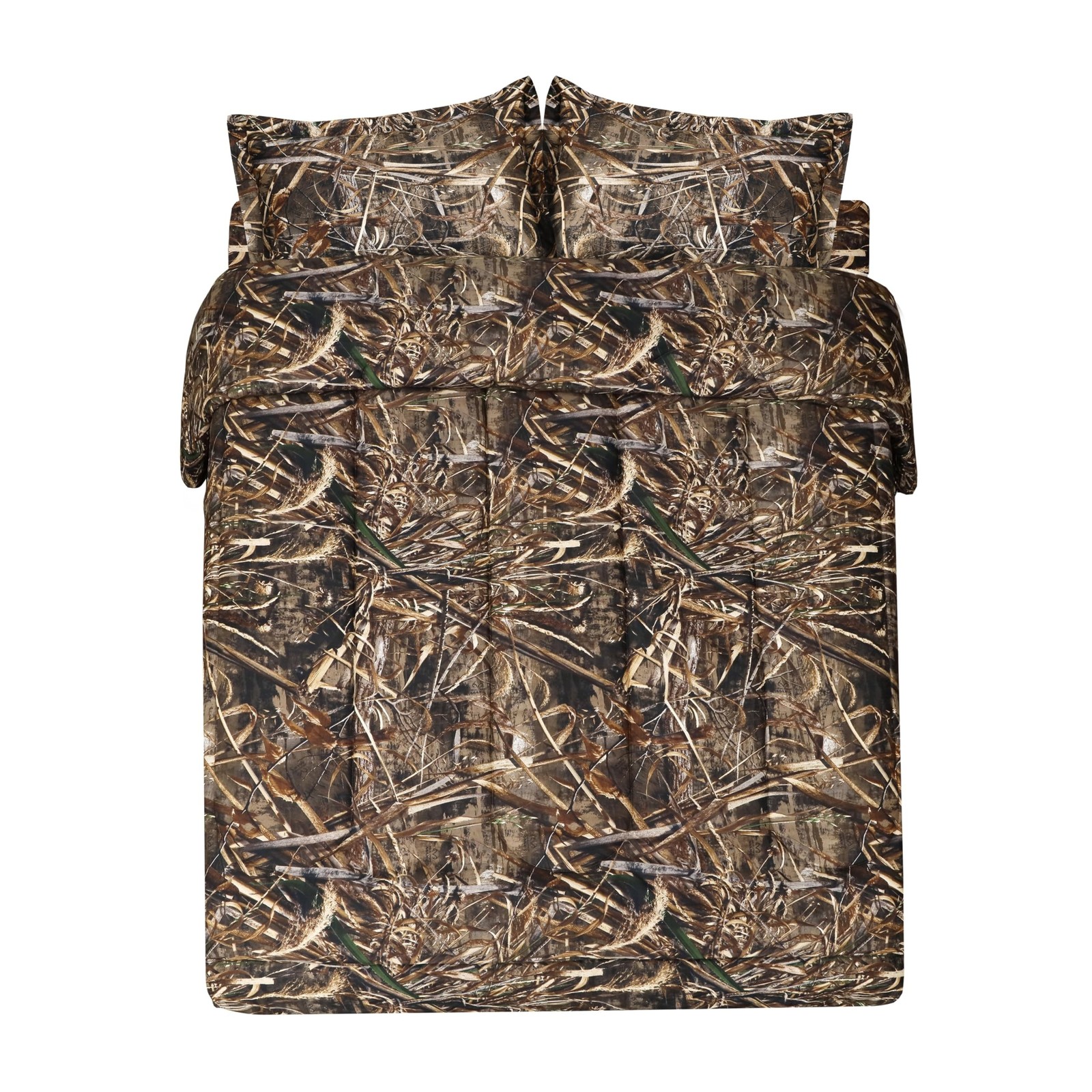 VISI-ONE Realtree Max-5 Camo King 3 Piece Comforter Set – All Season Light