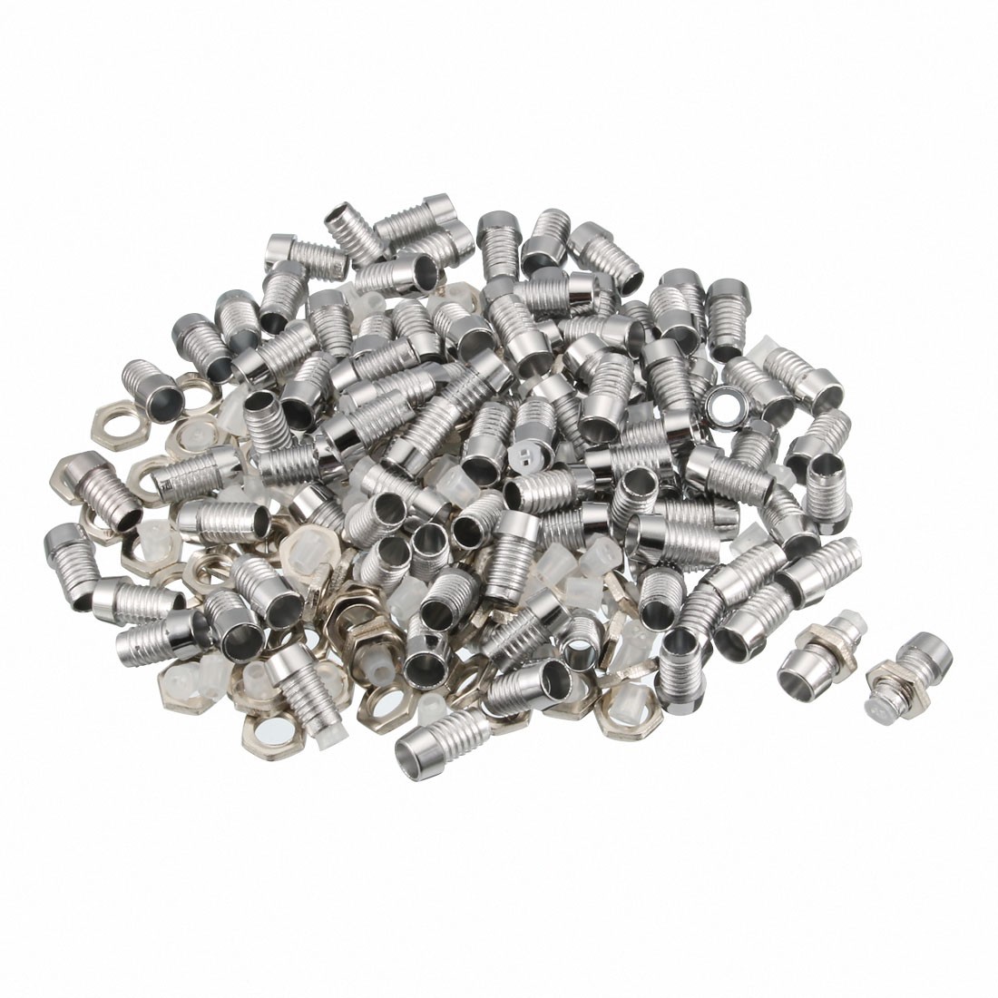 100pcs 3mm LED Lamp Holder Light Bulb Socket Zinc Alloy for Diode Lighting