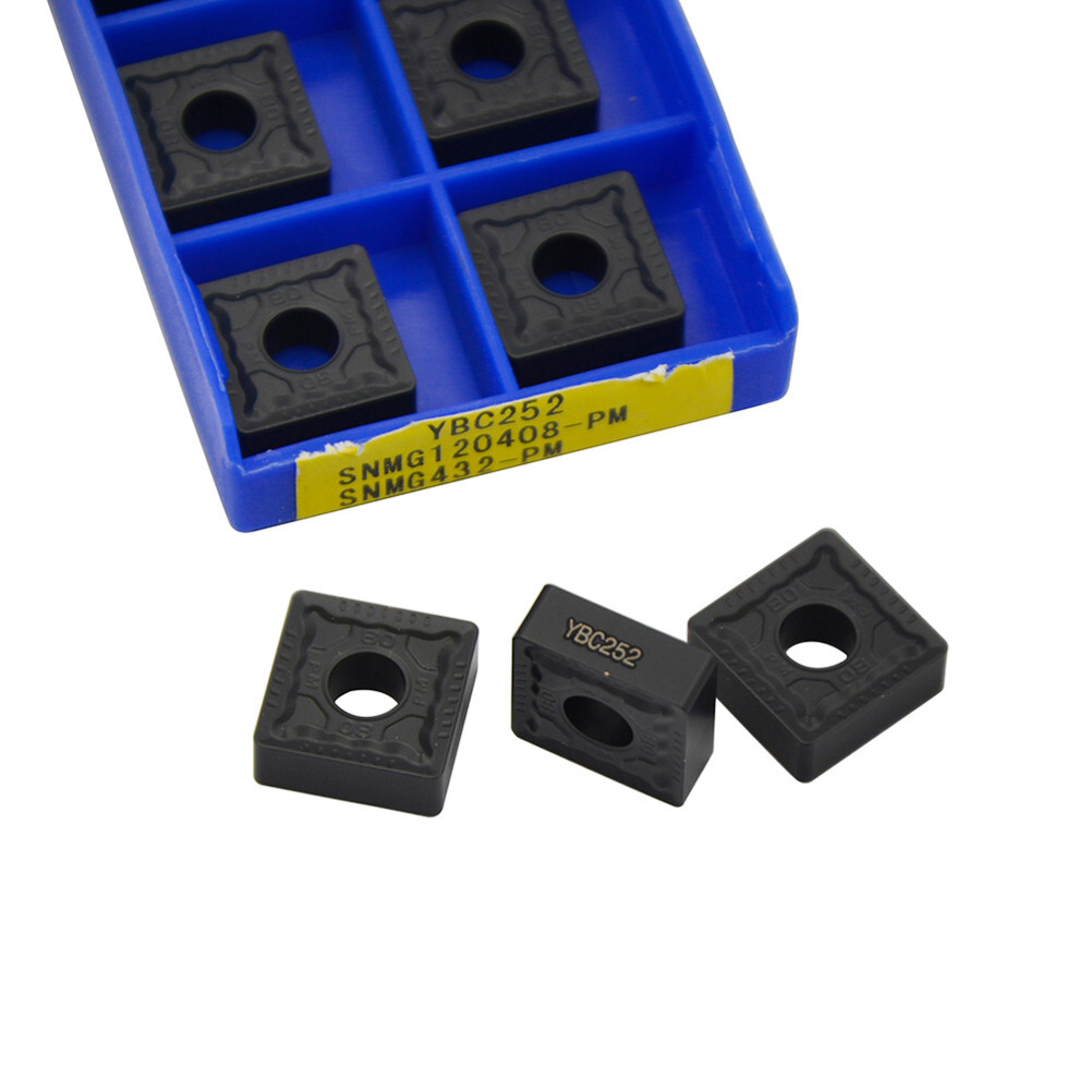10pcs SNMG120408-PM SNMG432-PM YBC252 New Carbide Inserts CNC ZCC ·CT