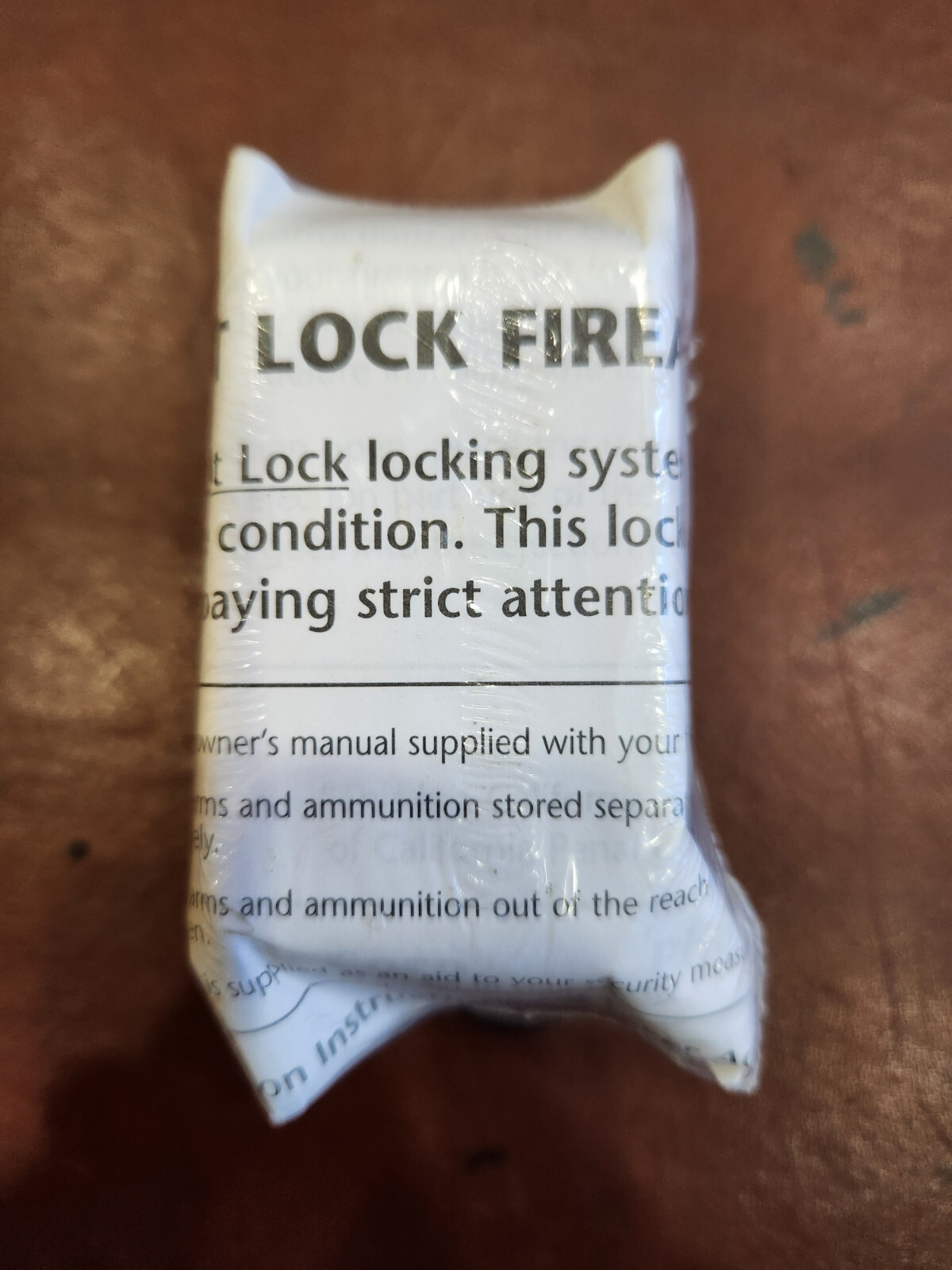 SHOT LOCK FIREARM Gun LOCK with 2 KEYS - New sealed