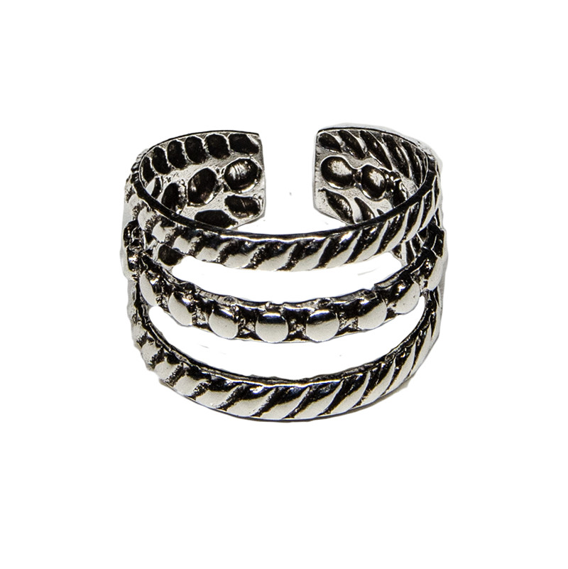 Toe Ring .925 silver girls adjustable open foot beach.