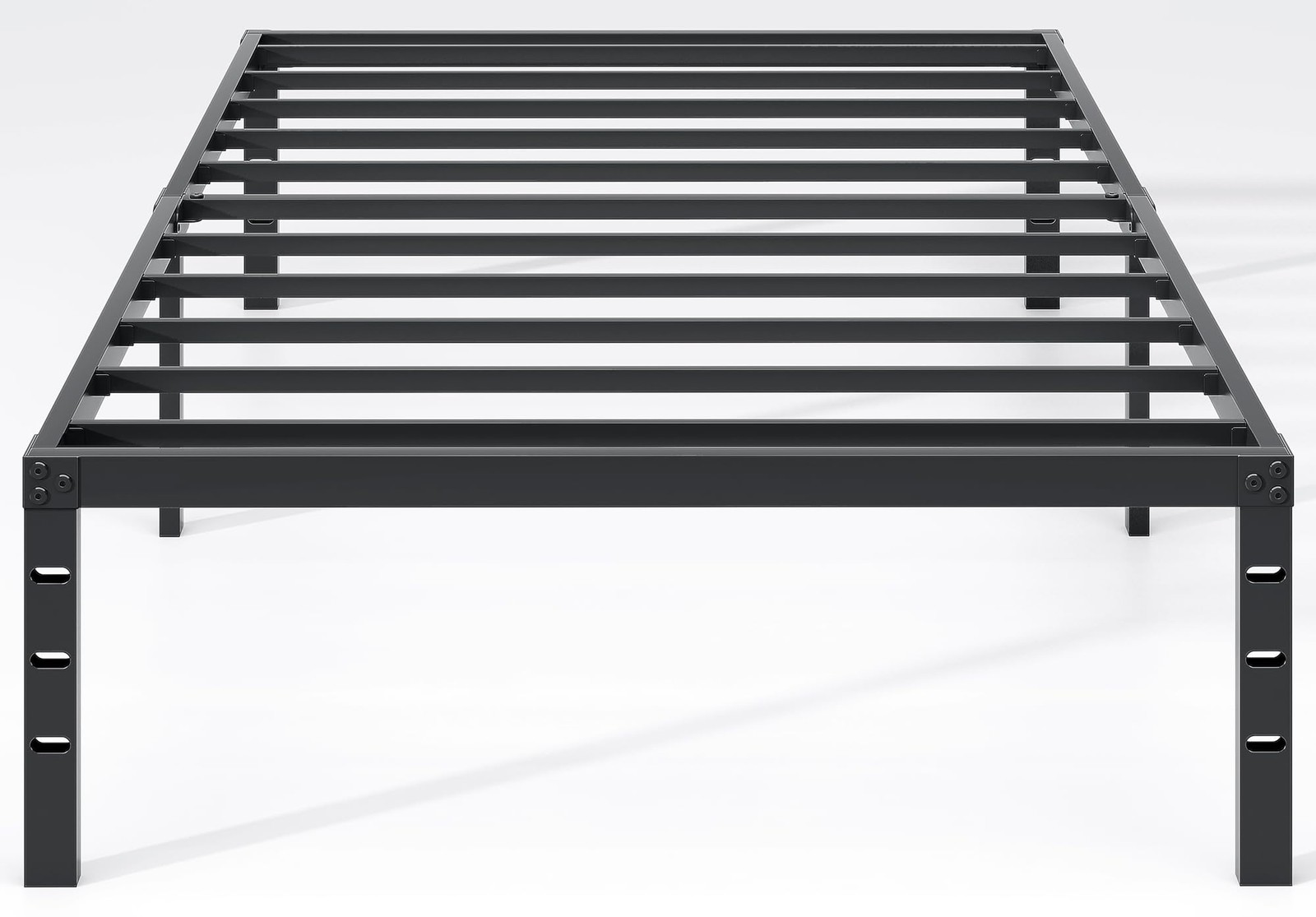 Metal Bed Frame,Twin Size Bed Frame with Storage Space,Heavy Duty Sturdy Matt...