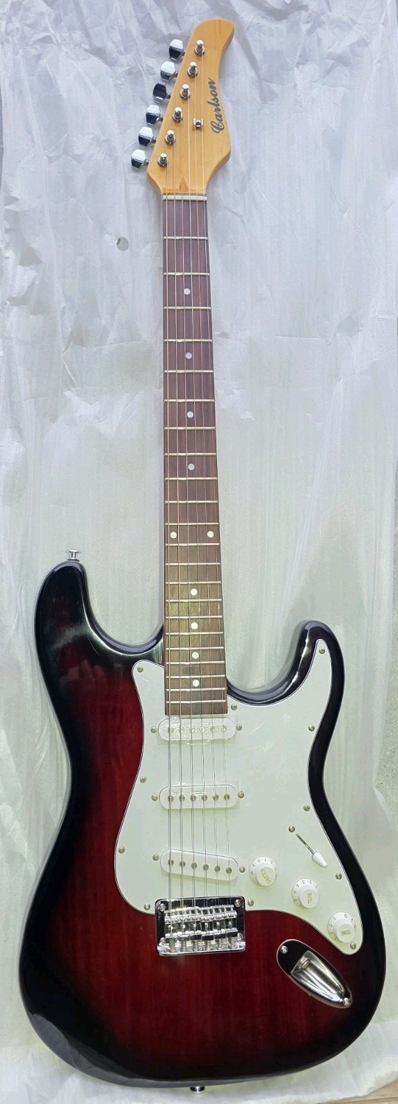 Carlson Strat Electric Guitar SG1 Showroom Display NOS T. Brownburst Made In USA