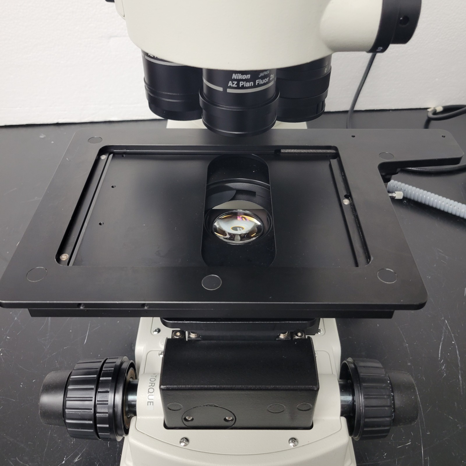 Nikon Stereo Microscope AZ100 Multizoom with Fluorescence and Trinocular Head
