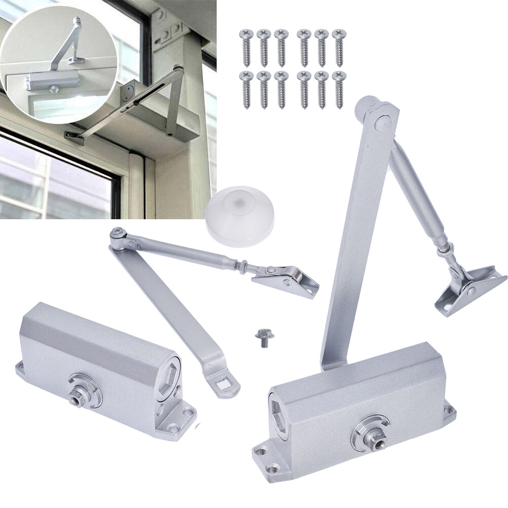 99lbs Commercial Door Closer Heavy Duty Residential Hydraulic Auto Door-Closer*2