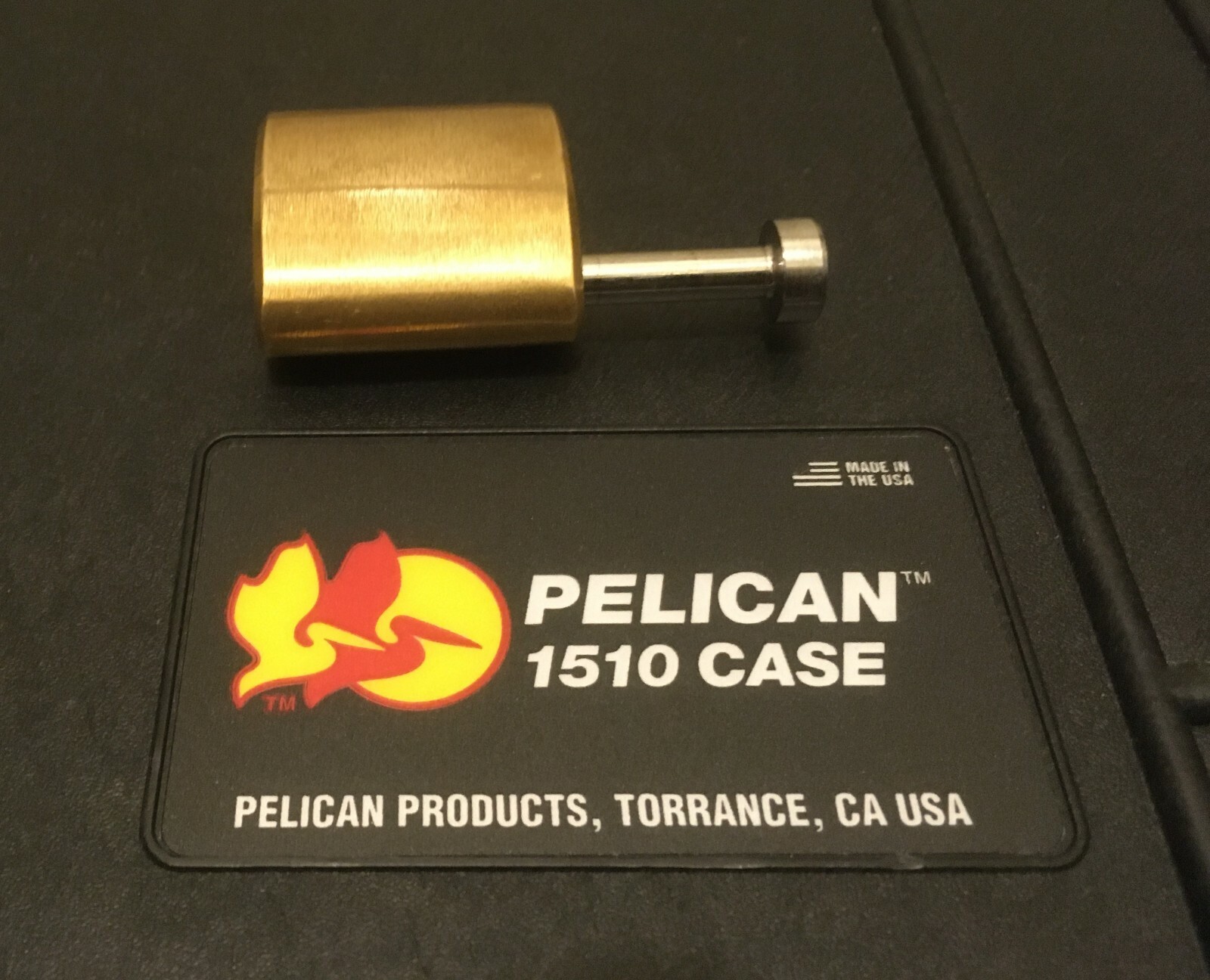 316 Stainless Steel Padlock Pin for popular Pelican Cases - 100% USA Made