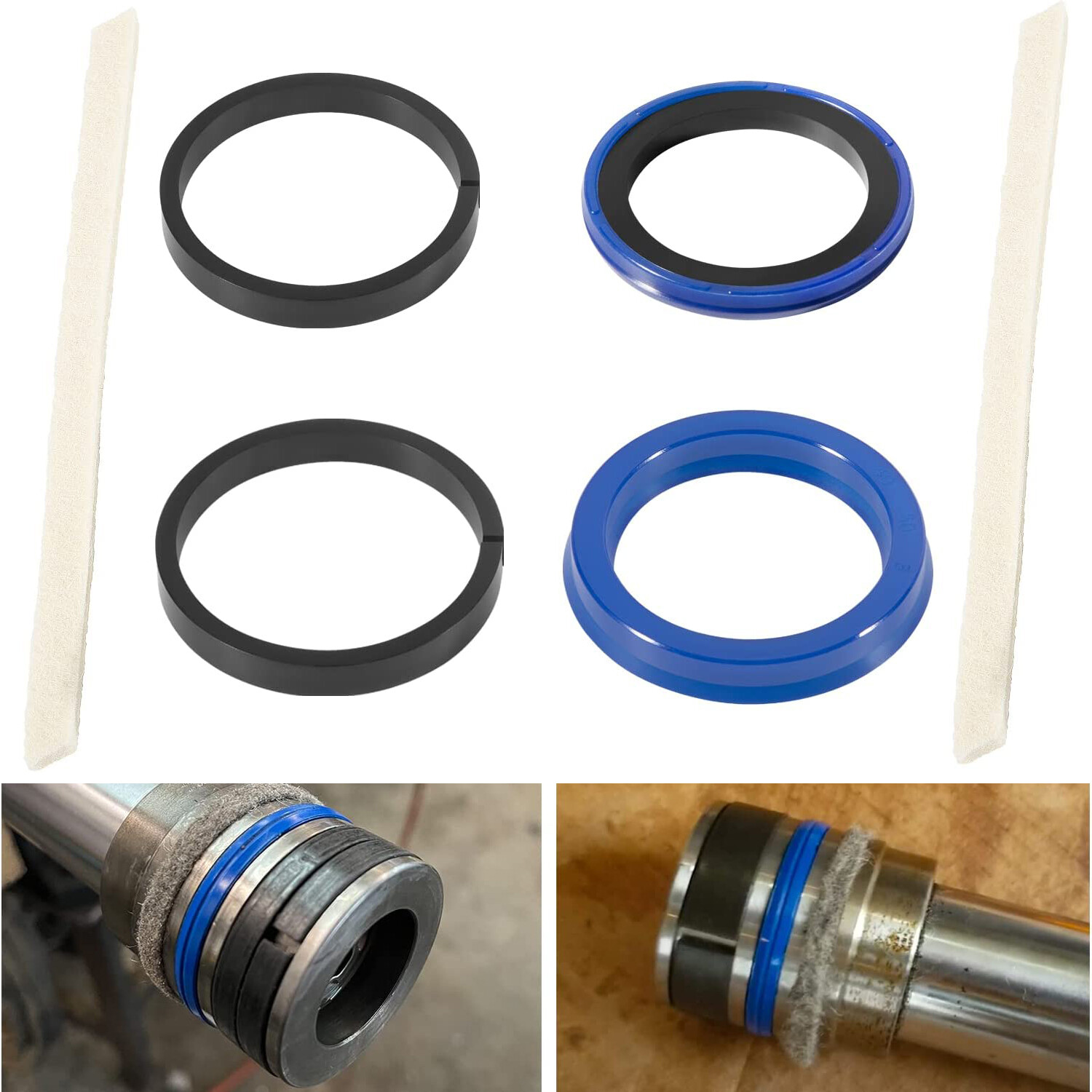 6Pcs FJ7311 Cylinder Seals Rebuild Kits for Rotary Lift 2 post Pacoma Cylinder