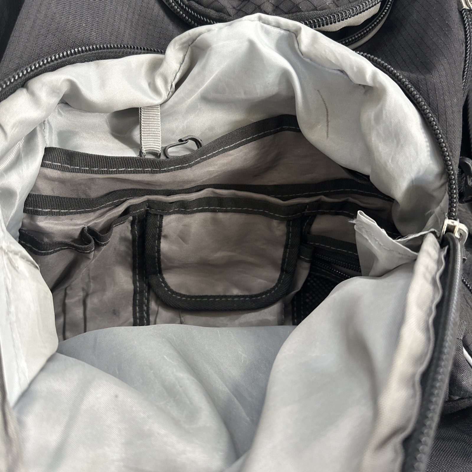 High Sierra Access 2.0 Laptop Backpack Black Padded Back with Rain Guard