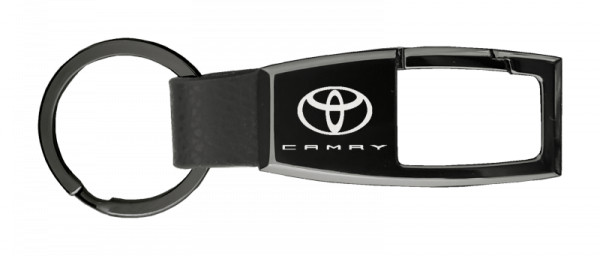 Toyota Camry Logo Premier Carabiner Black Pearl Key Chain Fob Official Licensed