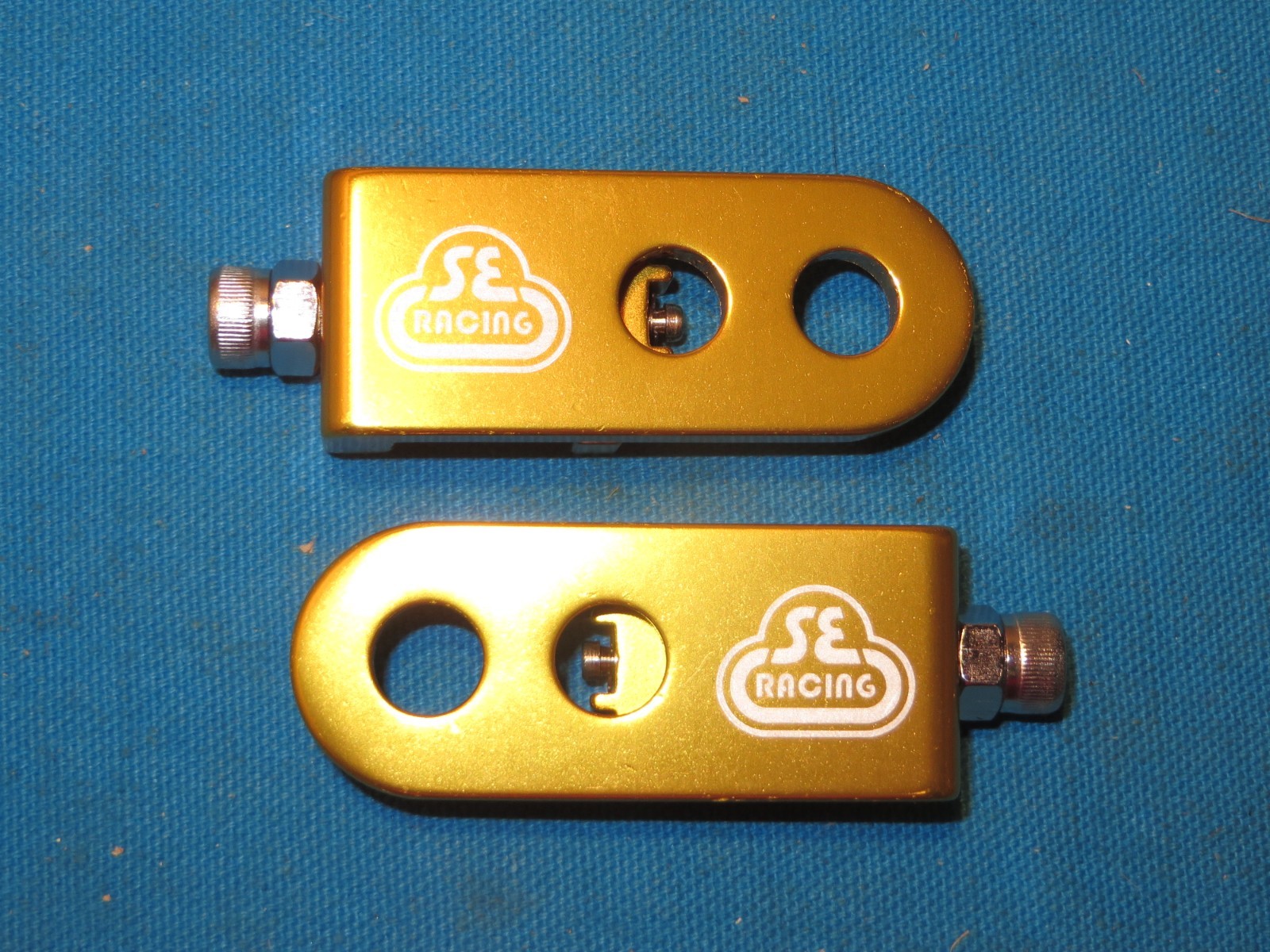 SE Racing Bicycle Chain Tensioner Gold Lock Kit Fits 3/8" Axle - New