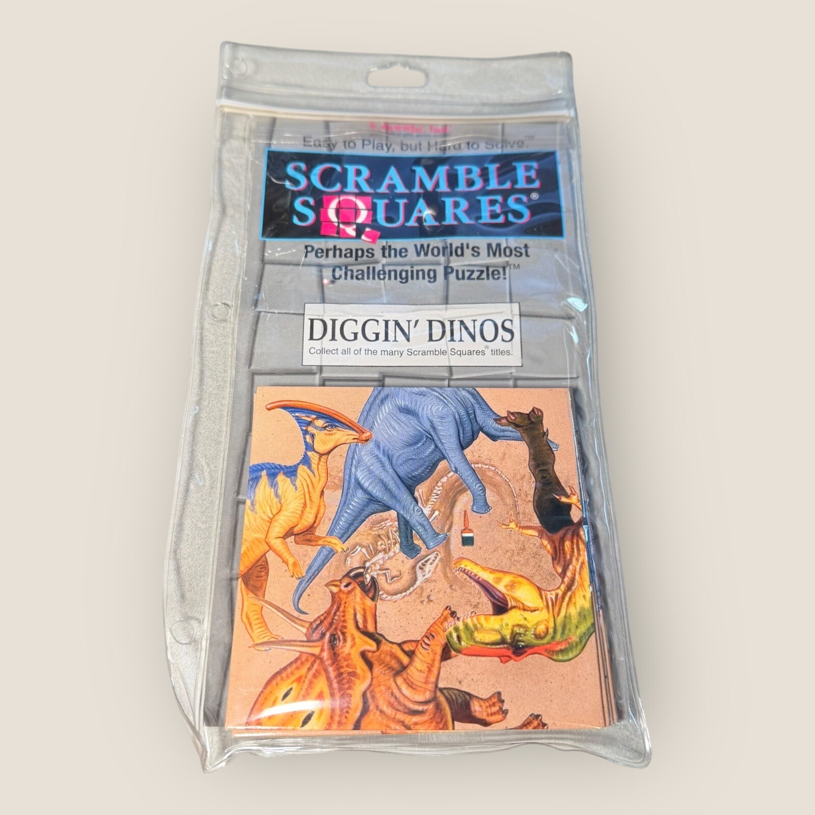 Scramble Squares Diggin Dinos 9-Piece Puzzle Educational Brain Teaser Ages 4+