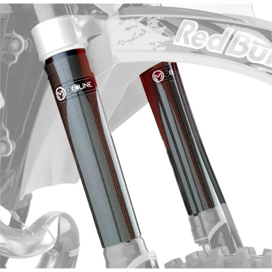 Moose Carbon Fiber Fork Guards Covers for Suzuki DR125SE 94-96