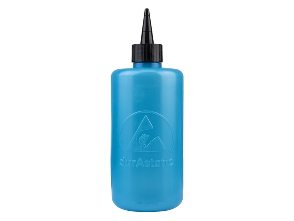 Menda 35759 - 16 oz blue durAstatic cone top bottle