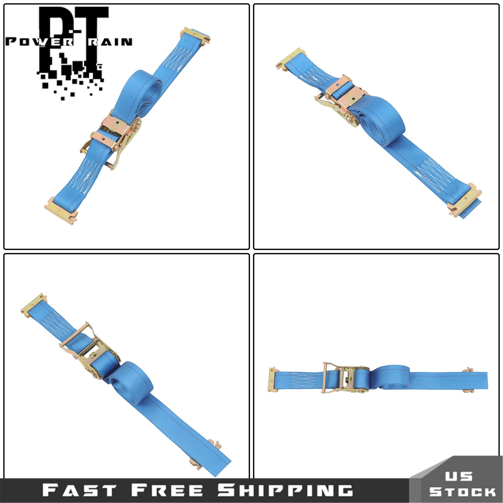 Wheel Chock Tie-Down 4PCS E Wheel Chock 2PCS 7.5' Tie-Down Strap For ATV