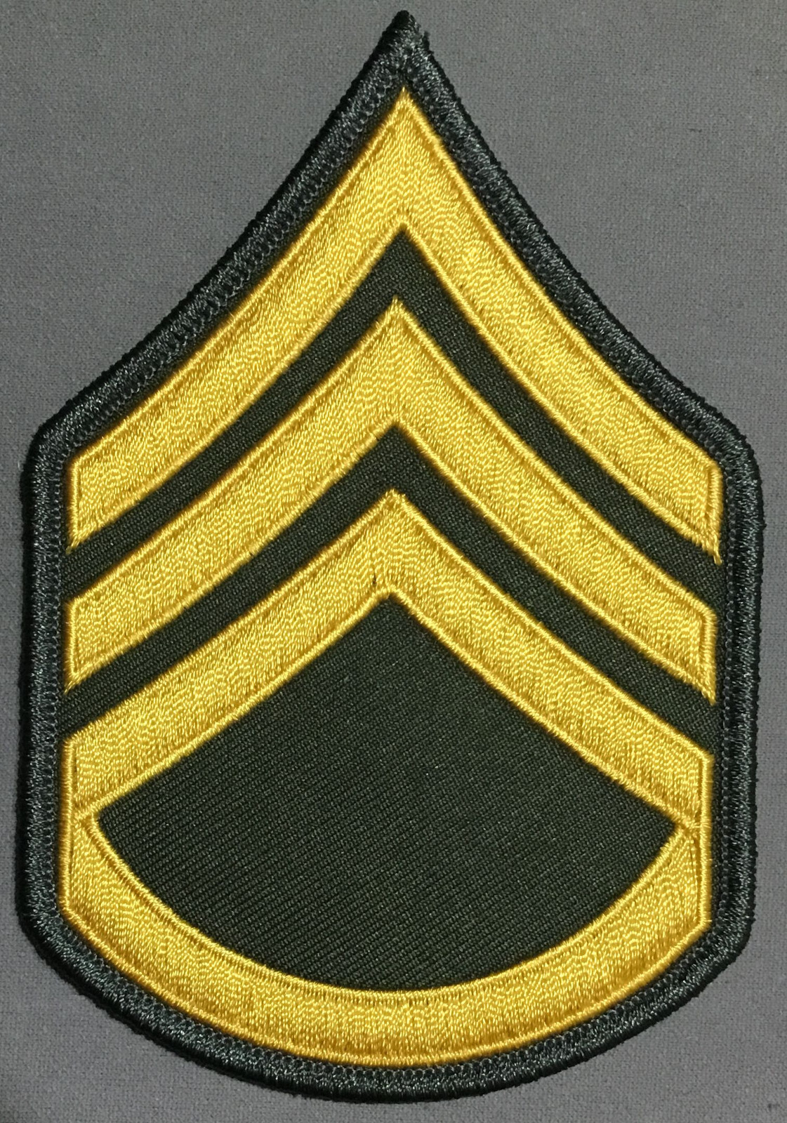 Army Staff Sergeant Rank patch