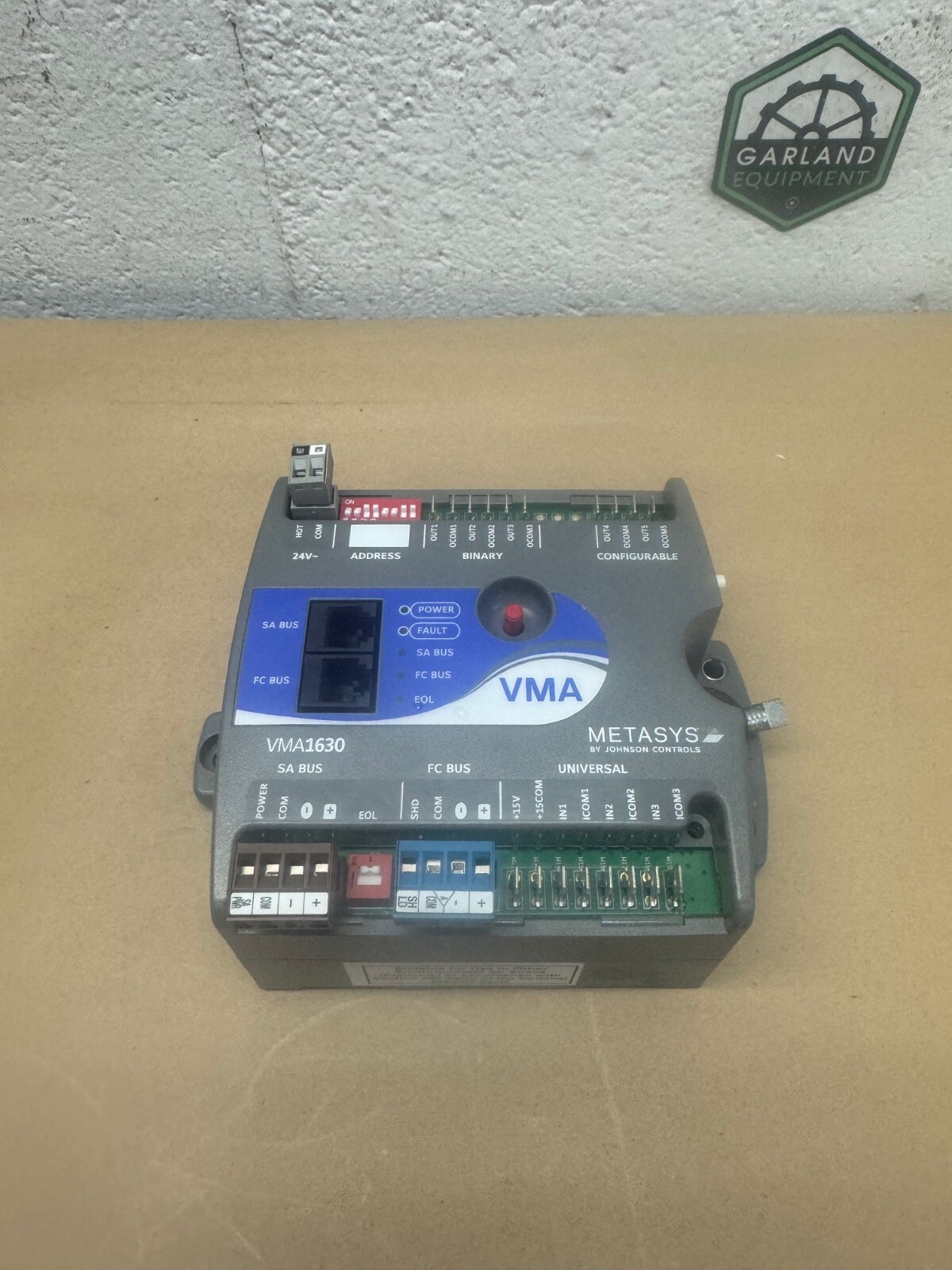 Metasys by Johnson Controls VMA1630 Controller Program Box 24vAC 2.5A In/.5A Out