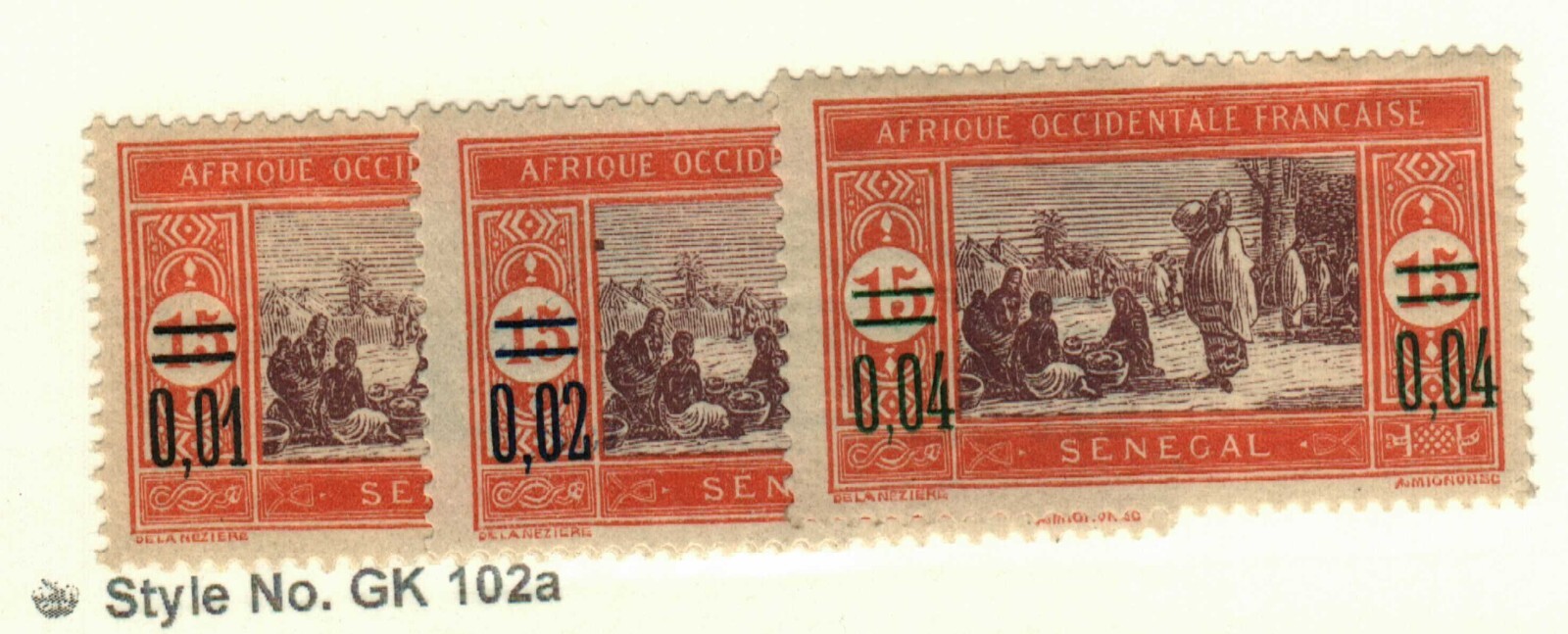 Senegal #127-9 MH