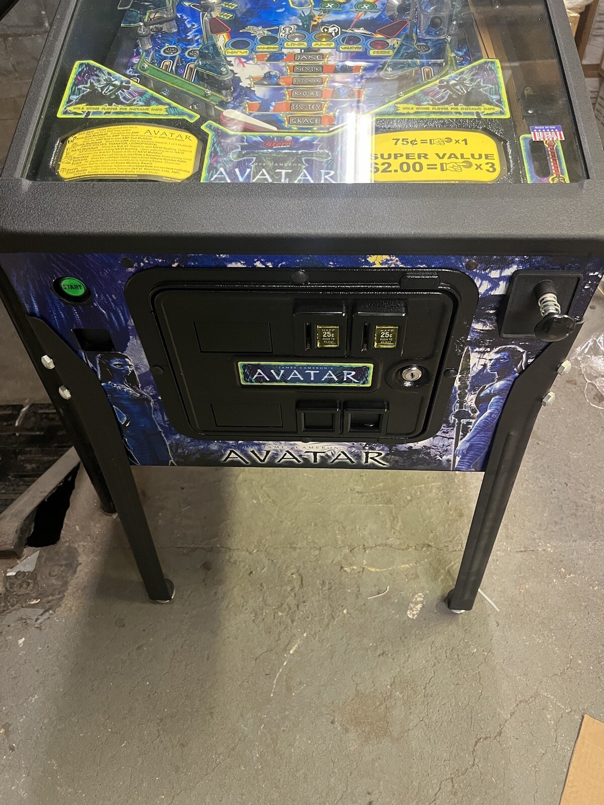 Stern Avatar Pinball Machine Home use only