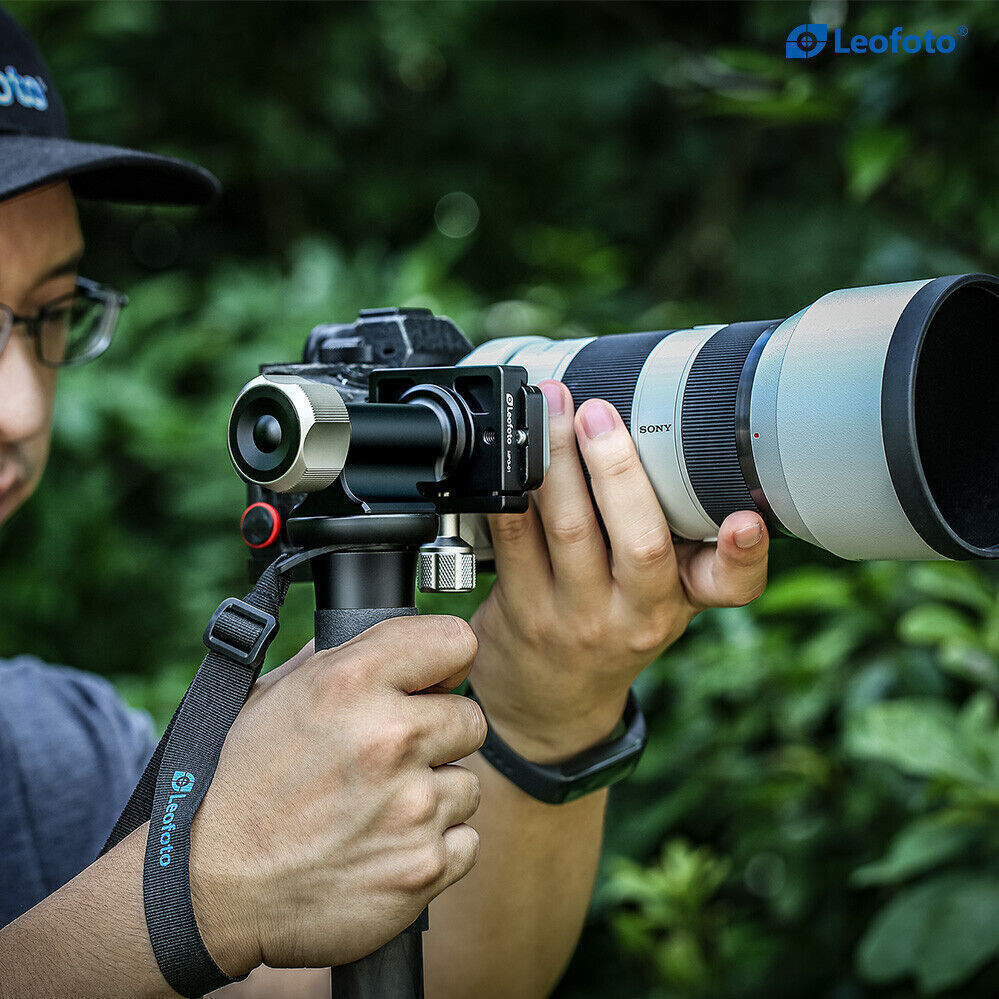 Leofoto MPG-01 Monopod Head Side Mount | 360° Panning / Arca