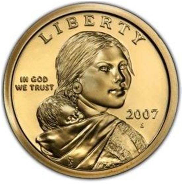 2007-S PROOF SACAGAWEA DOLLAR