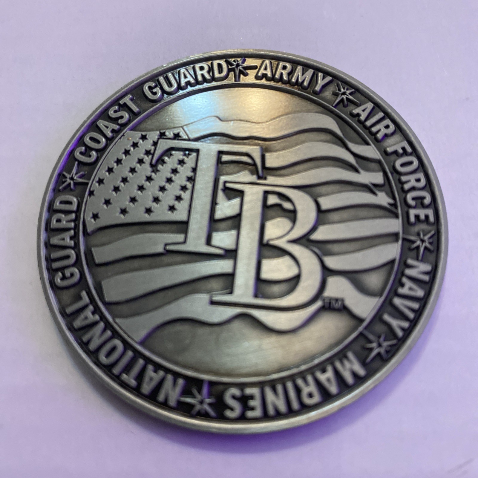 TAMPA BAY RAYS MILITARY APPRECIATION DAY CHALLENGE COIN-ARMY