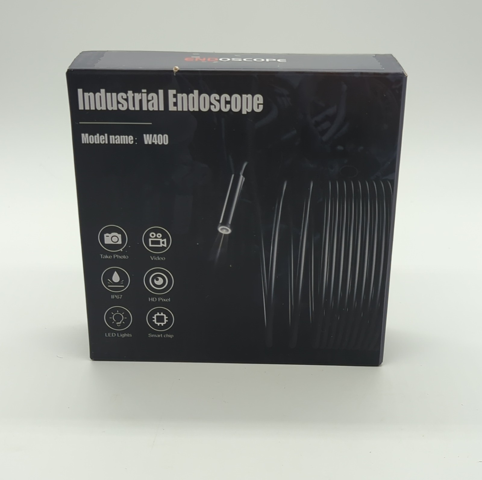Industrial Endoscope W400 5m HD Pixel LED Lights IP67 Take Photo Video