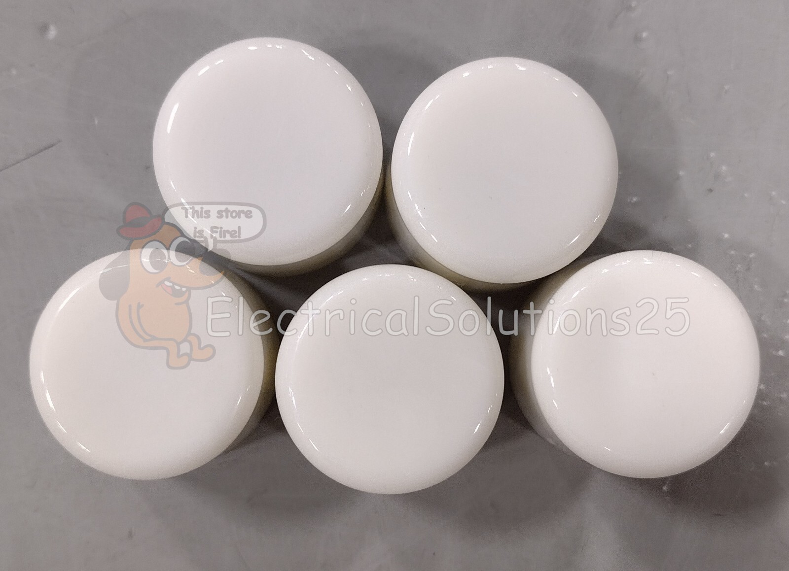 New Allen Bradley 800T-N44 Illuminated Push Button Accessory qty 5 Free Shipping