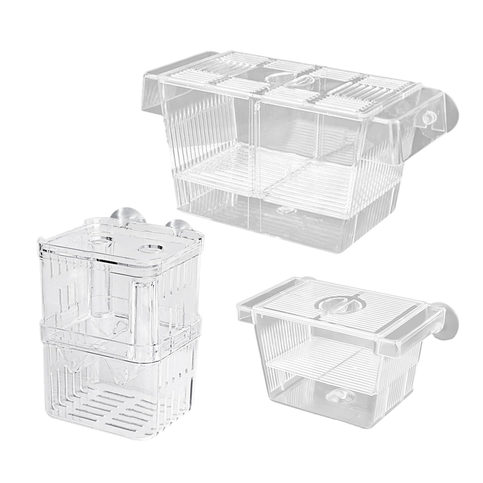 Aquarium Fish Tank Livebearer Breeding Breeder Baby/Fry Net Trap Box Hatchery