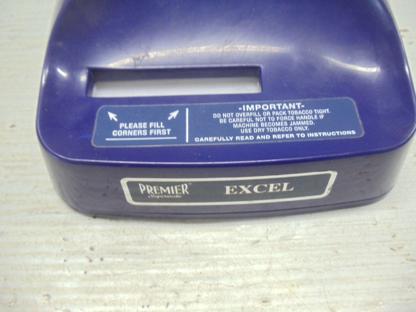 PREMIER Supermatic EXCEL Cigarette Maker Rolling Making Tobacco Machine