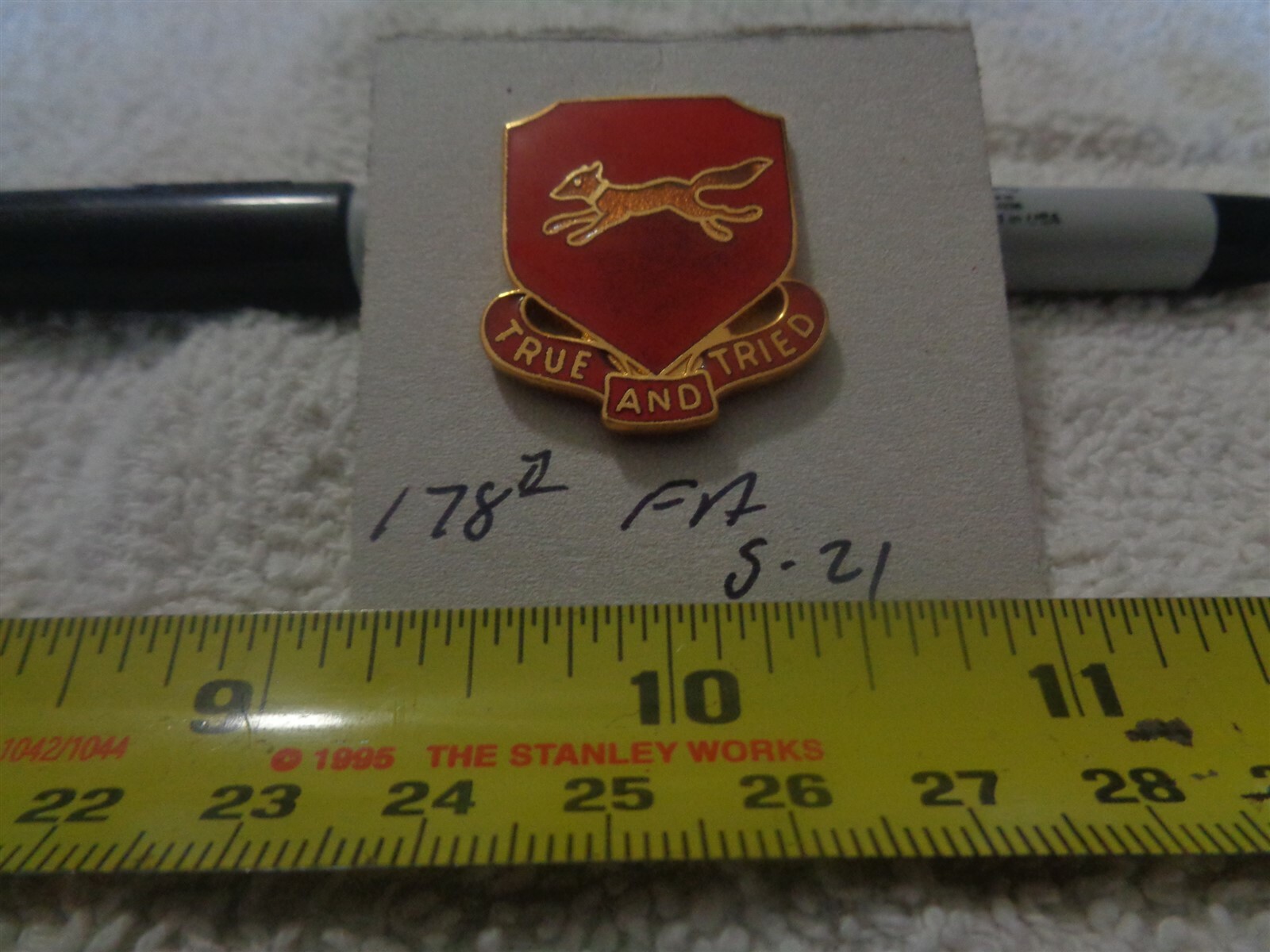 178th Field Artillery S-21 Unit Crest, DI, DUI (DRAW#M14)