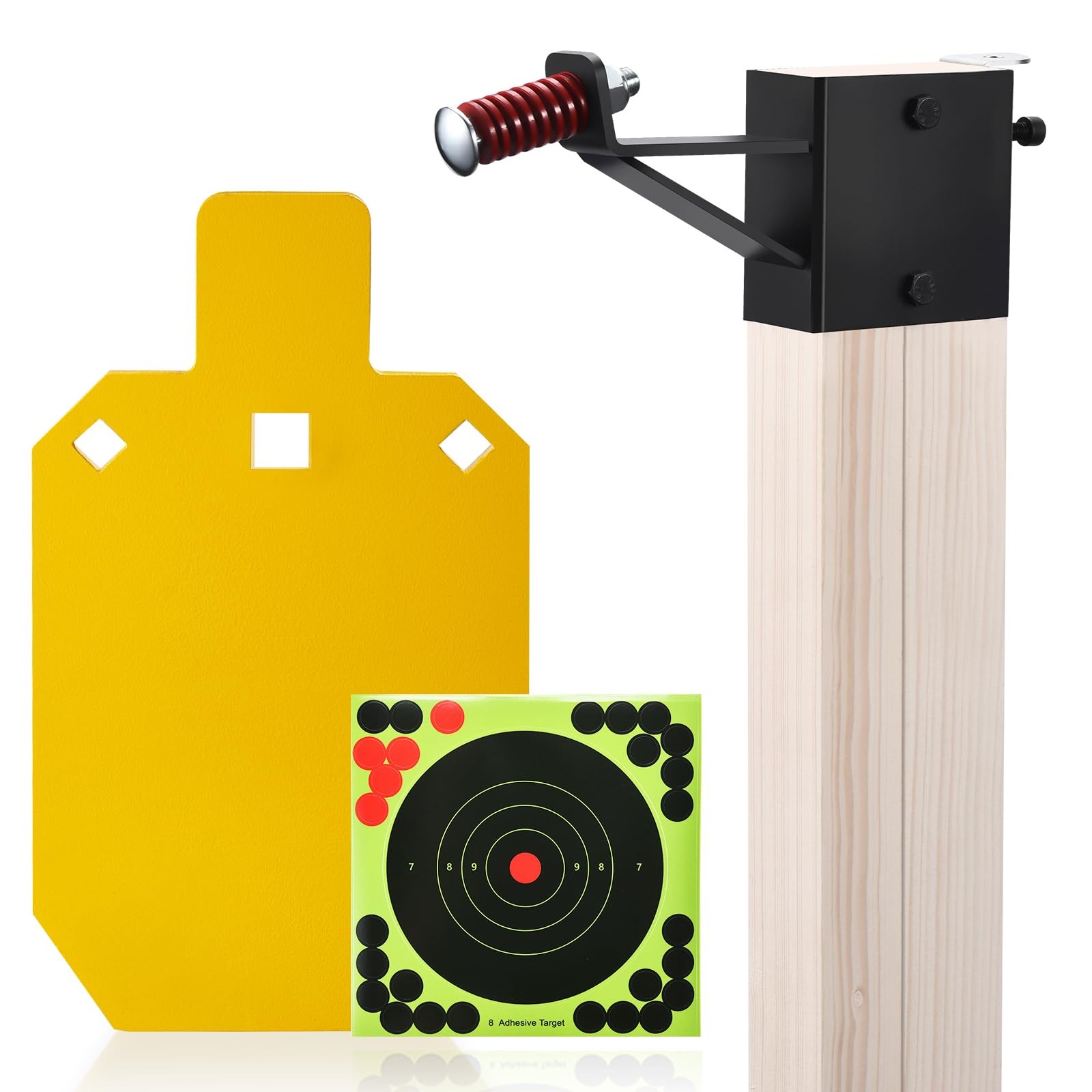 Gadfish 7 X 12 Ar500 Steel Targets Shooting T Post Target Hanger 1/2 Inch Thick