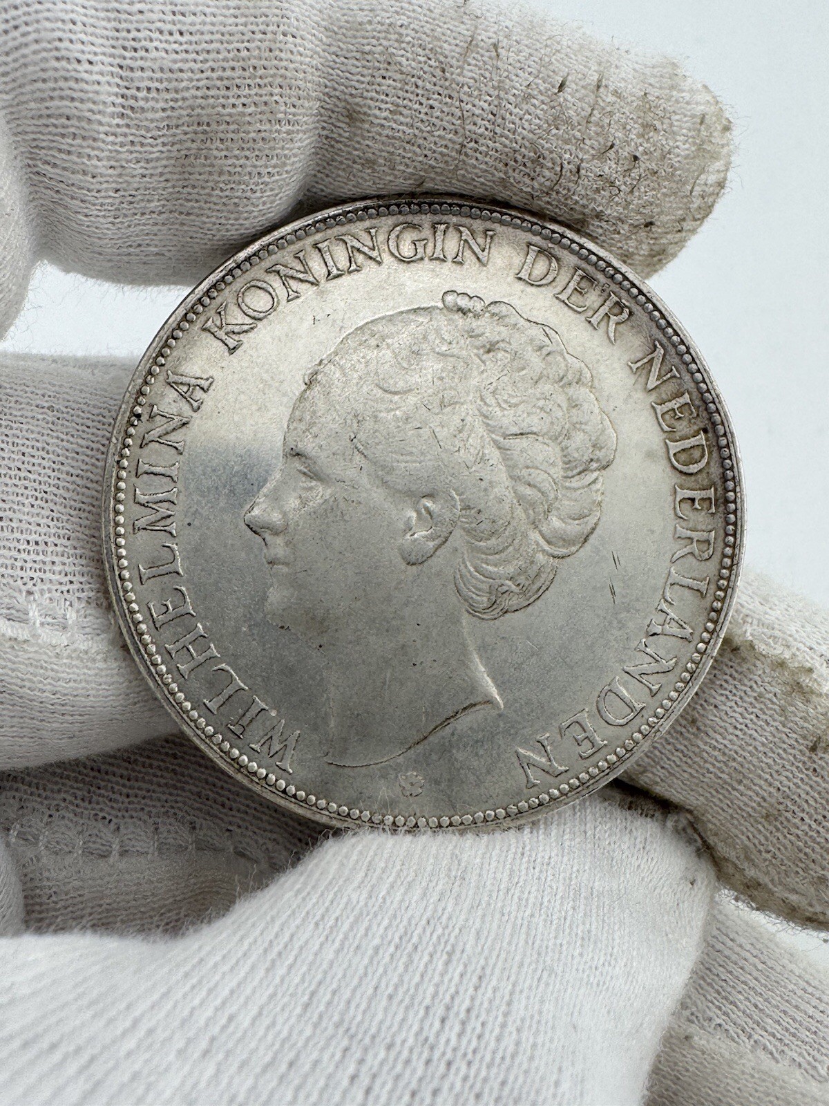 Netherlands Coin 2 1/2 Gulden Wilhelmina Queen