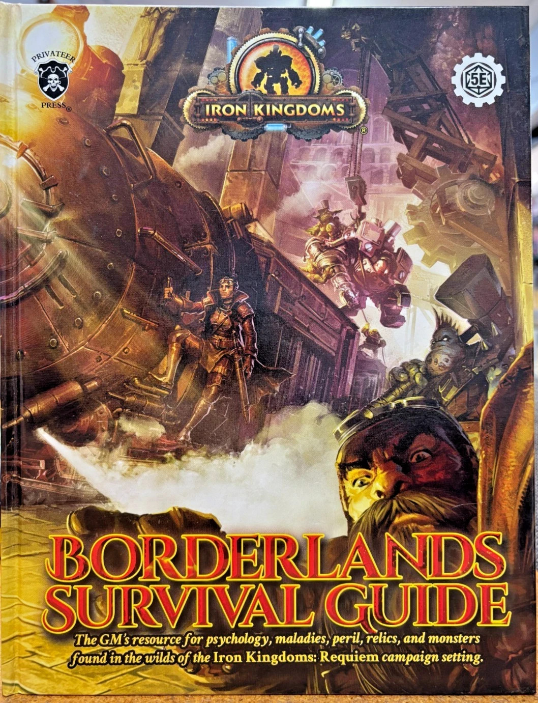 Iron Kingdoms: Borderlands Survival Guide 5E Compatible Privateer Press NEW