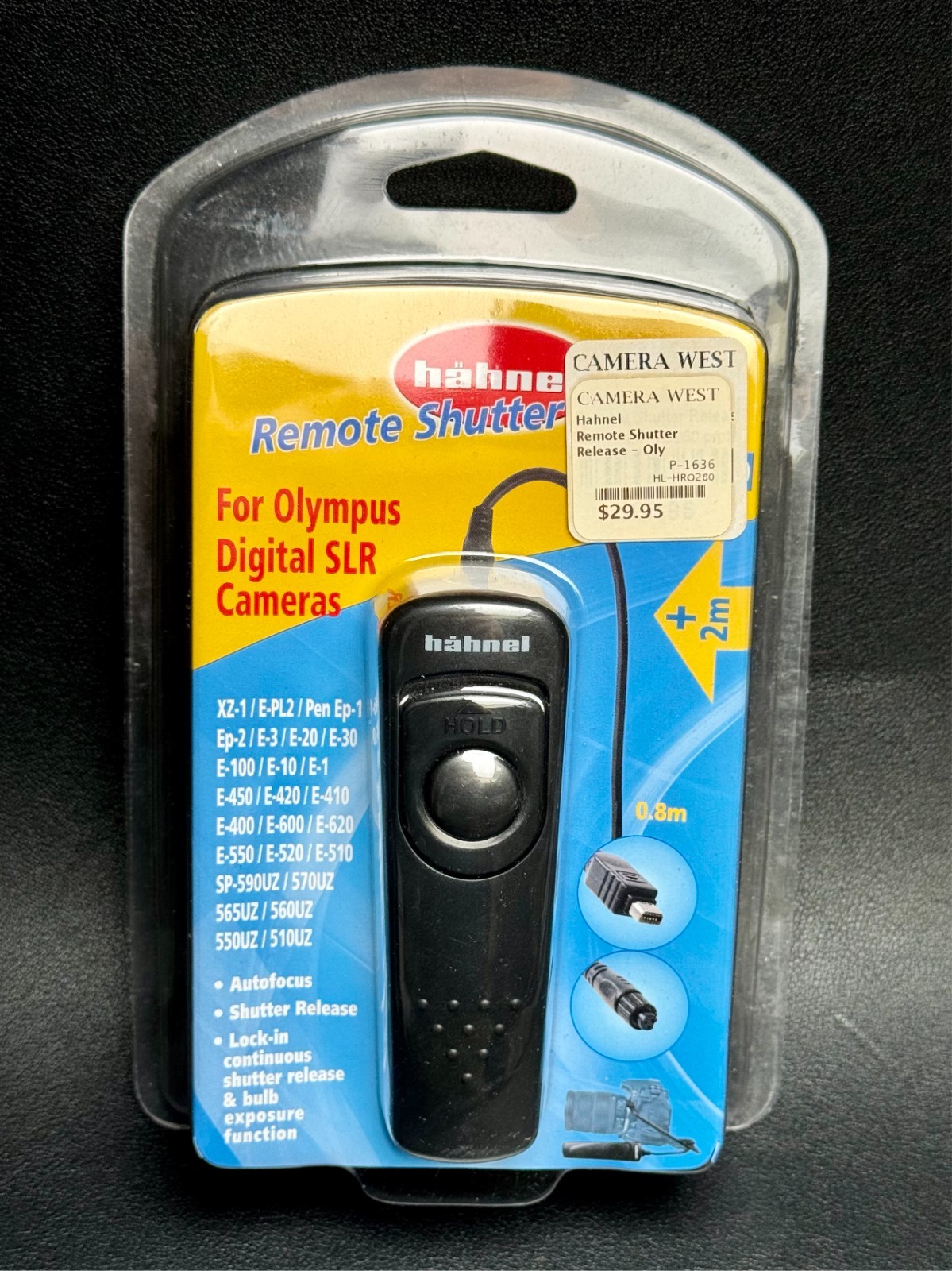 Hahnel 280 Remote Shutter Cable Release for Olympus and Panasonic Camera