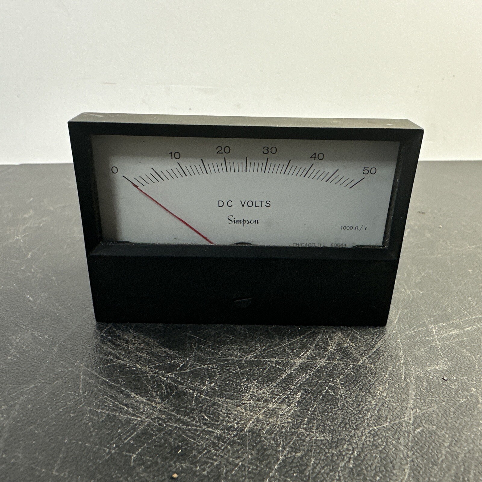 Simpson DC Volts Meter 0-50