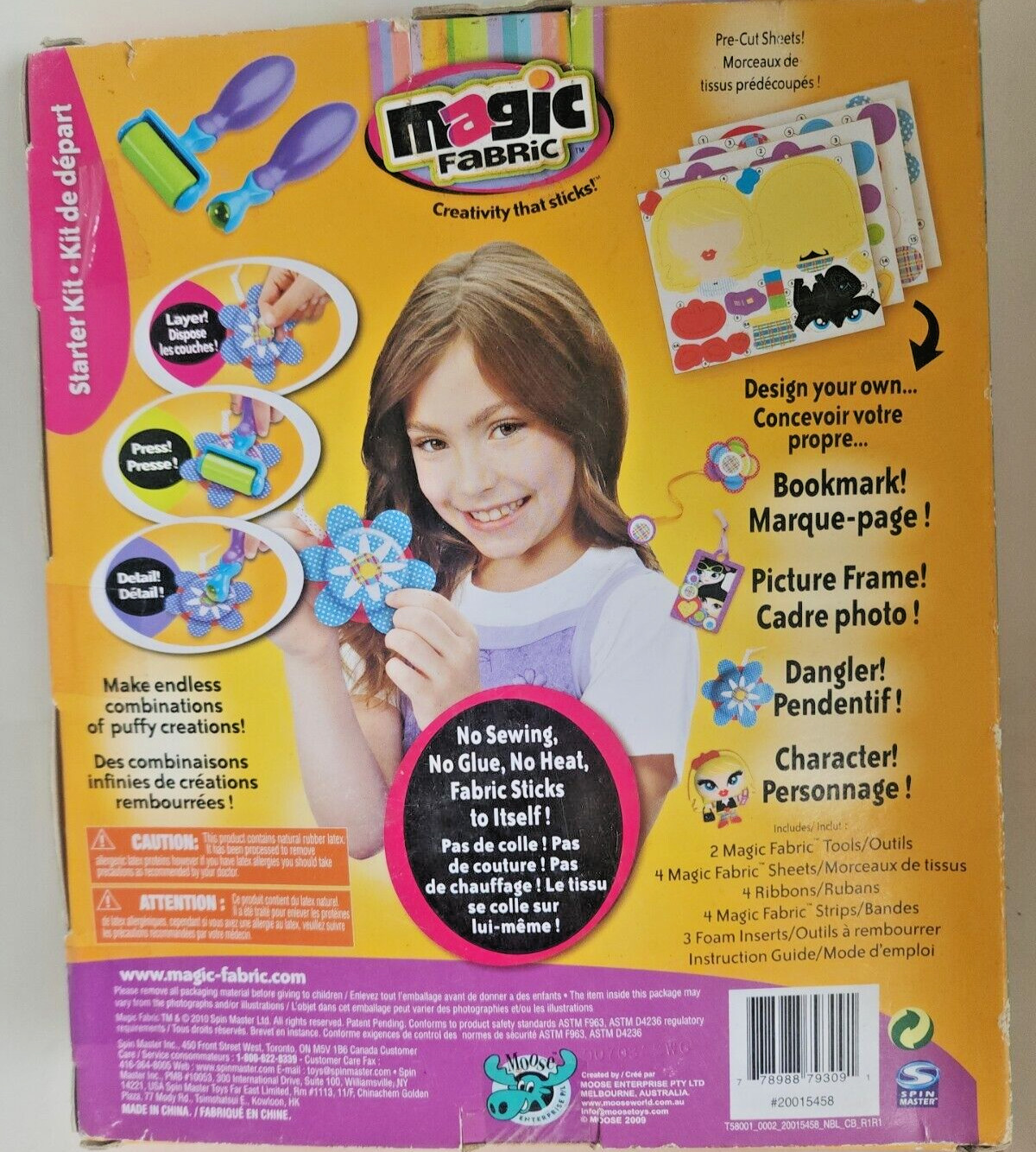 Magic Fabric Creativity That Sticks Activity Set Spin Master 6+ YEARS (T16)
