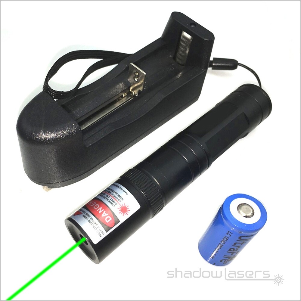 532nm Laser Pointer Pen Fixed Focus Light Visible Beam Falshlight +Charger