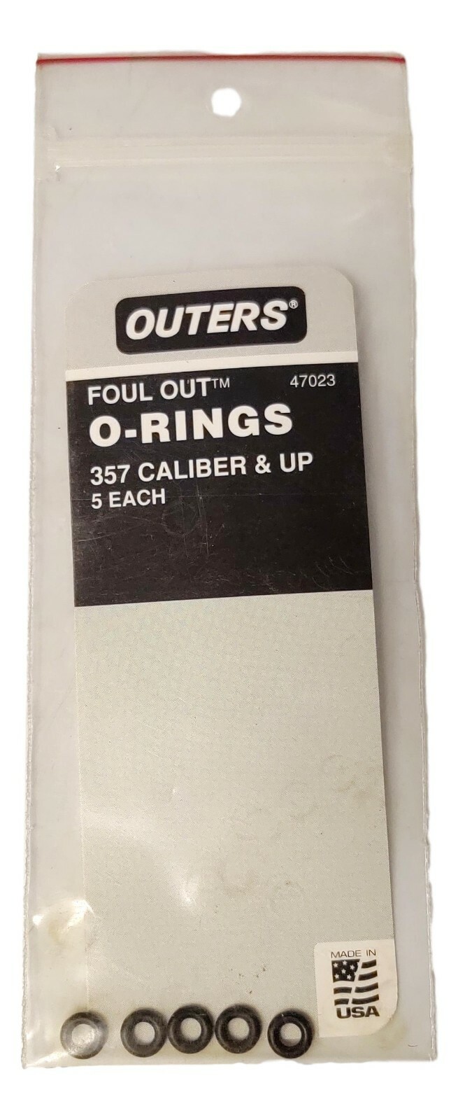 Outers Foul Out 47023 O-Rings .357 Caliber & Up - 5 Pack