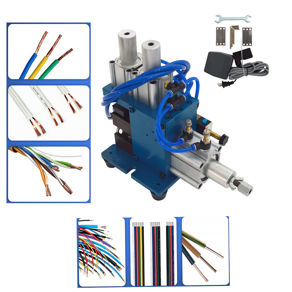 Air-operated Auto Wire Stripping Machine 3F Cable Wire Stripping Machine 110V