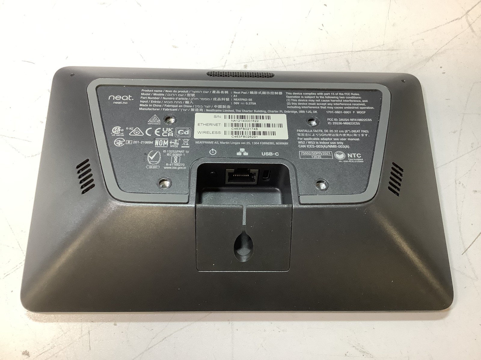 Neat A1 Pad 8-inch Touch Display Controller (NEATPAD-SE), L-D5B
