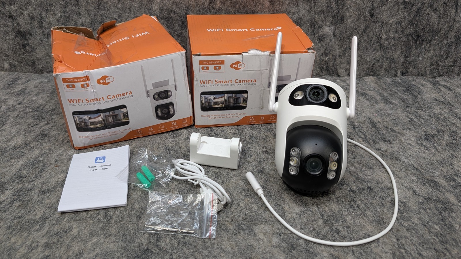 2 x WIFI SMART DUAL-LENS CAMERA 3MP CT213 🔥New🔥